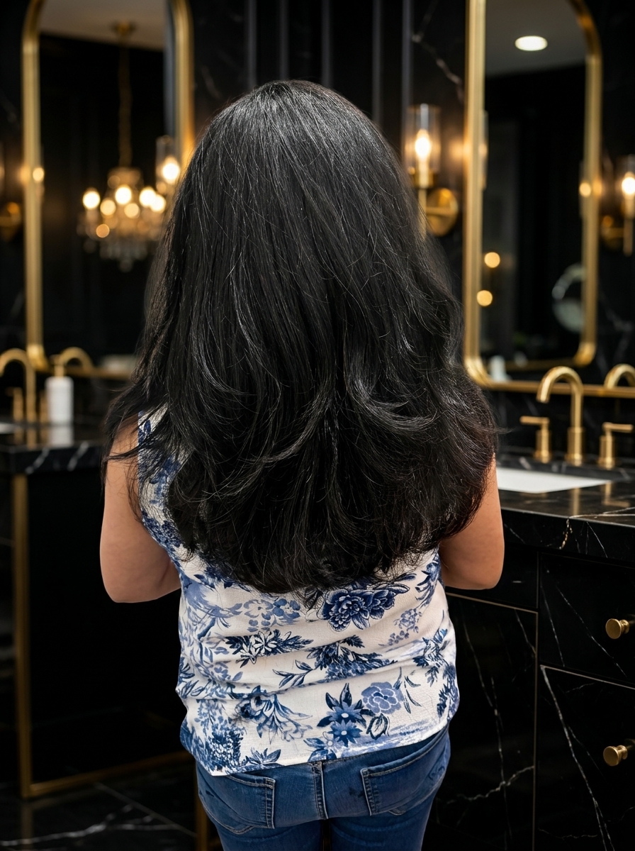 Voluminous layered blowout